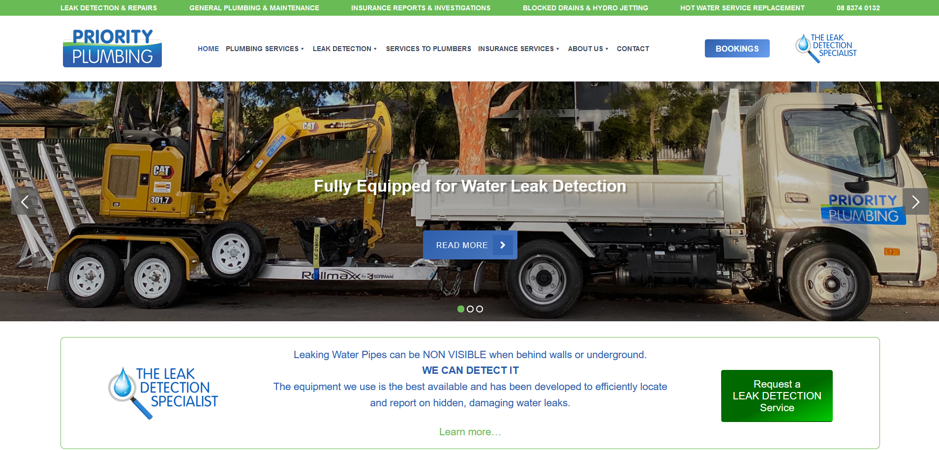 Priority Plumbing Water Gas Leak Detection South Australia
